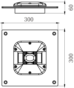 uvvs100 flush drawing