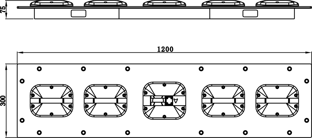 uvdm260 flush mount sketch